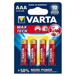 Батарейки Varta 4703 Longlife Max Power AAA 1,5В щелочные 4шт