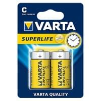 Батарейки Varta 2014 Superlife 1,5В C солевые 2шт