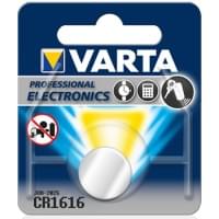Батарейка Varta 6616 CR1616 3В дисковая литиевая 1шт