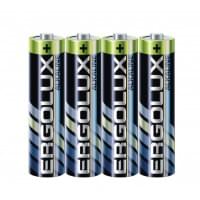 Батарейки алкалиновые (щелочные) ERGOLUX ALKALINE SR4 14281, LR03, ААА, 1.5В, 1150 мАч, упаковка 4шт 