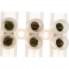 Зажим контактный Volsten 9735 винтовой, 12 секций, PE, сечение 4.0-10 кв. мм., белый