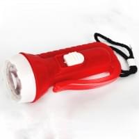 Ручной светодиодный LED фонарь 12858 Ultraflash 920-TH красный 3xAG10
