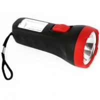 Ручной светодиодный LED фонарь 14253 Ultraflash LED16014 черный с красным AA IP41