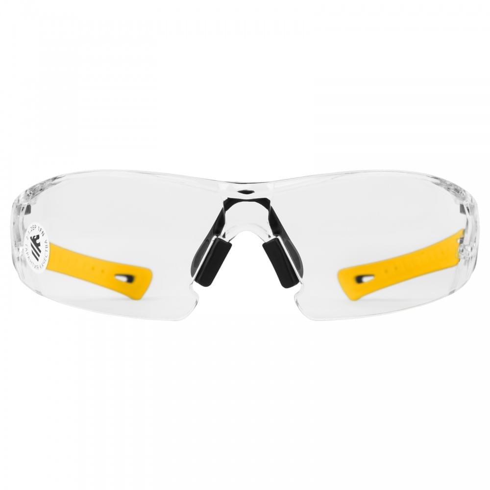 Очки Denzel. Защитные очки, открытые защитные из поликарбоната, прозрачные. Очки защитные открытые поликарбонатные