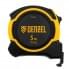 Рулетка DENZEL Tape Measure 31531, 5м х 19мм, двухкомпонентный корпус, магнитный обрезиненный зацеп