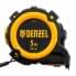 Рулетка DENZEL Auto-Lock 31523, 5м х 32мм, широкое полотно, двухкомпонентный корпус, автостоп, нейлоновое покрытие, двухсторонняя разметка, магнитный зацеп