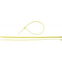 Стяжки кабельные нейлоновые морозостойкие ЗУБР ПРОФЕССИОНАЛ 309050-48-400 желтые 100 штук 4.8x400 мм 