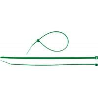 Стяжки кабельные нейлоновые морозостойкие ЗУБР ПРОФЕССИОНАЛ 309060-25-150 зеленые 100 штук 2.5x150 мм 