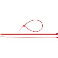 Стяжки кабельные нейлоновые морозостойкие ЗУБР ПРОФЕССИОНАЛ 309040-36-200 красные 100 штук 3.6x200 мм 