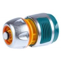 Коннектор с аквастопом для шланга ½“ RACO PROFI PLUS 4247-55098B усиленный металлом ABS пластик 