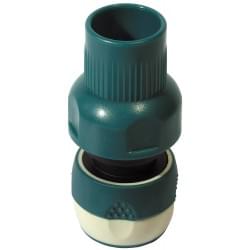 Коннектор с аквастопом для шланга ¾“ RACO COMFORT PLUS 4248-55248B ABS пластик защита от перегиба  