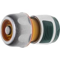 Коннектор с аквастопом для шланга ¾“ RACO PROFI PLUS 4247-55100B усиленный металлом ABS пластик  
