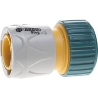 Коннектор с аквастопом для шланга ¾“ RACO ORIGINAL 4250-55206C ABS пластик  