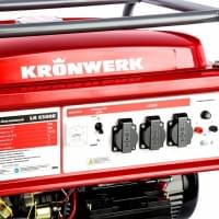 Генератор бензиновый LK 6500E, 5.5 кВт, 230 В, бак 25 л, электростартер Kronwerk 94690