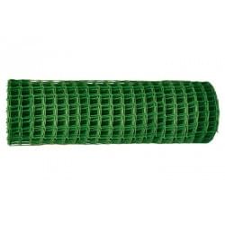 Решетка заборная в рулоне, 1,8х25 м, ячейка 90х100 мм, пластиковая, зеленая Россия 64541