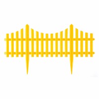 Забор декоративный "Гибкий", 24х300 см, желтый, Россия Palisad 65016