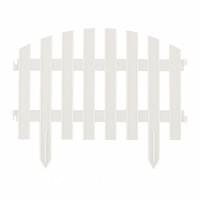 Забор декоративный "Винтаж", 28х300 см, белый, Россия Palisad 65011