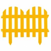 Забор декоративный "Романтика", 28х300 см, желтый, Россия Palisad 65023