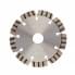 Отрезной алмазный турбо-сегментный диск для болгарки GROSS Diamant-Trennscheibe 730027 115х2.0х22.2 сухой рез по железобетону камню кирпичу 