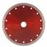 Сплошной алмазный диск для болгарки MATRIX PROFESSIONAL 73128 180х2.3х22.2 мокрый рез по плитке керамограниту мрамору камню 