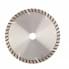 Отрезной алмазный турбо-сегментный диск для болгарки GROSS Diamant-Trennscheibe 73023 180х2.4х22.2 сухой рез по железобетону камню кирпичу 