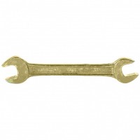 Ключ рожковый, 12 х 13 мм, желтый цинк Сибртех