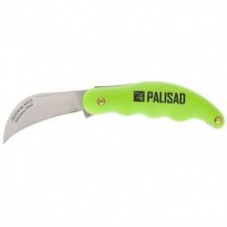 Нож садовый, 170 мм, складной, изогнутое лезвие, пластиковая эргономичная рукоятка Palisad