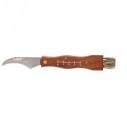 Нож грибника PALISAD 79005 складной клинок 53мм деревянная рукоятка 