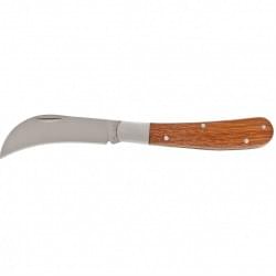 Нож садовый складной PALISAD 79001 клинок 88мм деревянная рукоятка 