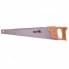 Ножовка по дереву 231895 Sparta 500мм 7-8 TPI средний каленый 2D зуб, линейка, деревянная рукоятка.