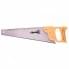 Ножовка по дереву 231855 Sparta 400мм 7-8 TPI средний каленый 2D зуб, линейка, деревянная рукоятка.