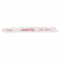 Полотна для электролобзика по металлу, 3 шт,T118B, 50 x 2 мм, HSS Matrix 78229