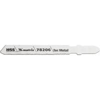 Полотна для электролобзика по металлу, 3 шт, T118G, 50 х 0,8 мм, HSS Matrix Professional 78206