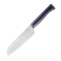 Кухонный поварской нож ШЕФ Opinel №219 Santoku нержавеющая сталь Sandvik 12C27 рукоять пластик 