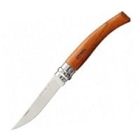 Складной рыбацкий филейный нож Opinel №8 нержавеющая сталь Sandvik 12C27 рукоять бубинга