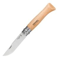 Нож Opinel №9, нержавеющая сталь, рукоять из дерева бука, блистер