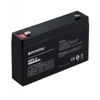 Герметичный свинцово-кислотный аккумулятор 6В 9Ач VRLA AGM необслуживаемый Pitatel HR 9-6   