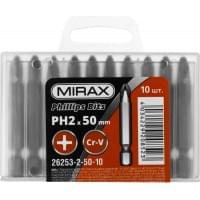 Набор бит MIRAX PH2 50 мм 10 шт. 26253-2-50-10
