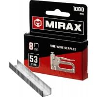 Скобы для степлера MIRAX узкие 8 мм тип 53 1000 шт. 3153-08