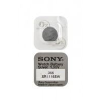 Батарейка Sony SR1116SW (366) 1,55В дисковая 1шт