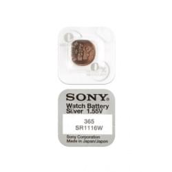 Батарейка Sony SR1116W (365) 1,55В дисковая 1шт