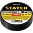 Изоляционная лента пвх STAYER Protect-10 15 мм х 10 м черная не поддерживает горение 12291-D