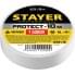 Изоляционная лента пвх STAYER Protect-10 15 мм х 10 м белая не поддерживает горение 12291-W