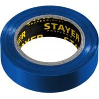 Изоляционная лента пвх STAYER Protect-10 15 мм х 10 м x 0.13 мм синяя не поддерживает горение 12291-B