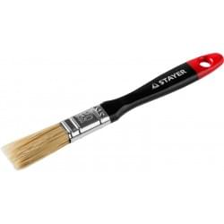 Плоская кисть STAYER Universal 20 мм 3/4" светлая натуральная щетина деревянная ручка 0104-020
