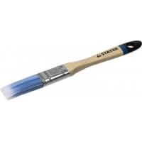 Плоская кисть STAYER Aqua 20 мм 3/4" искусственная щетина деревянная ручка для воднодисперсионных и акриловых ЛКМ 01062-020