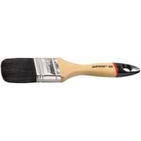 Плоская кисть STAYER Universal 50 мм 2" чёрная натуральная щетина деревянная ручка 01022-050