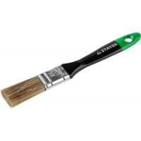 Плоская кисть STAYER 20 мм 3/4" искусственная щетина деревянная ручка 0106-020