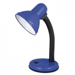 Настольный ламповый светильник 12357 Ultraflash UF-301 синий 220В 60Вт Е27 (упаковка-коробка)