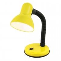 Настольный ламповый светильник 12359 Ultraflash UF-301 желтый 220В 60Вт Е27 (упаковка-коробка)